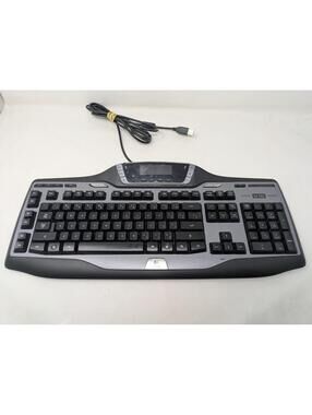 Logitech G15 Wired USB Gaming Keyboard Black Y-UW92 Tested Works